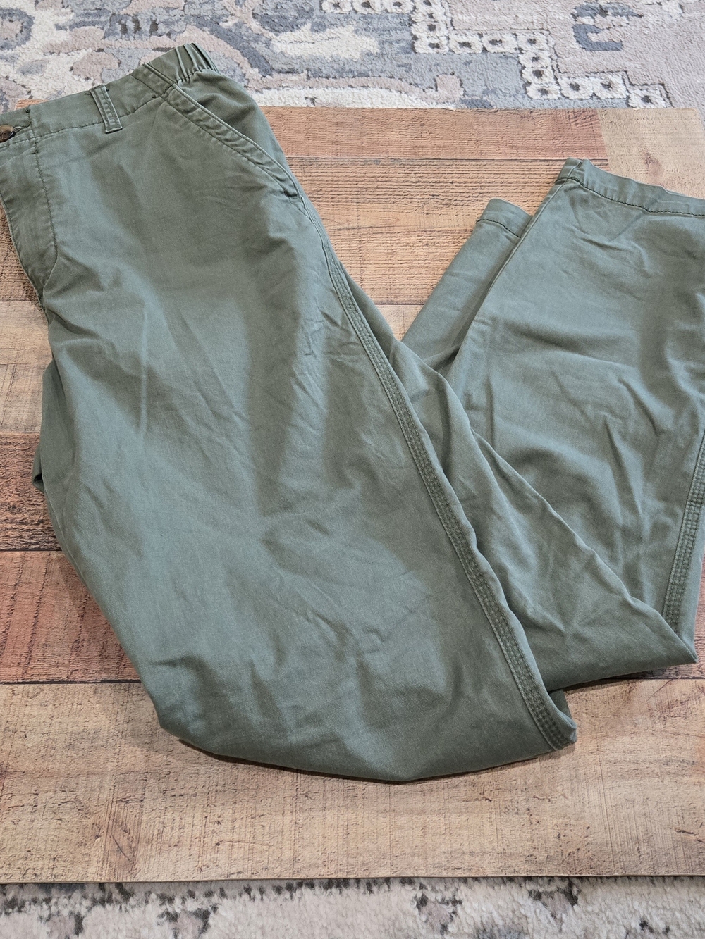 Old Navy OG High Waisted Chino Olive Small Tall